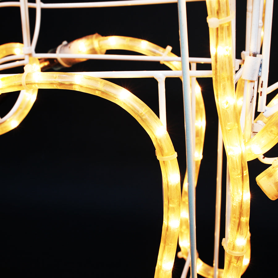 Christmas Rope Light Motif 3D Reindeer