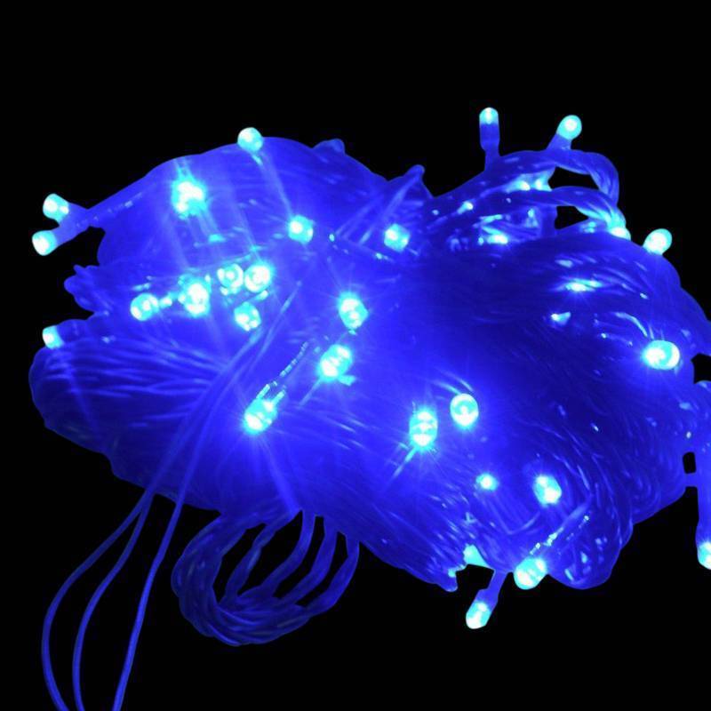 BLUE 10m - 100 LED Christmas Tree Fairy Lights