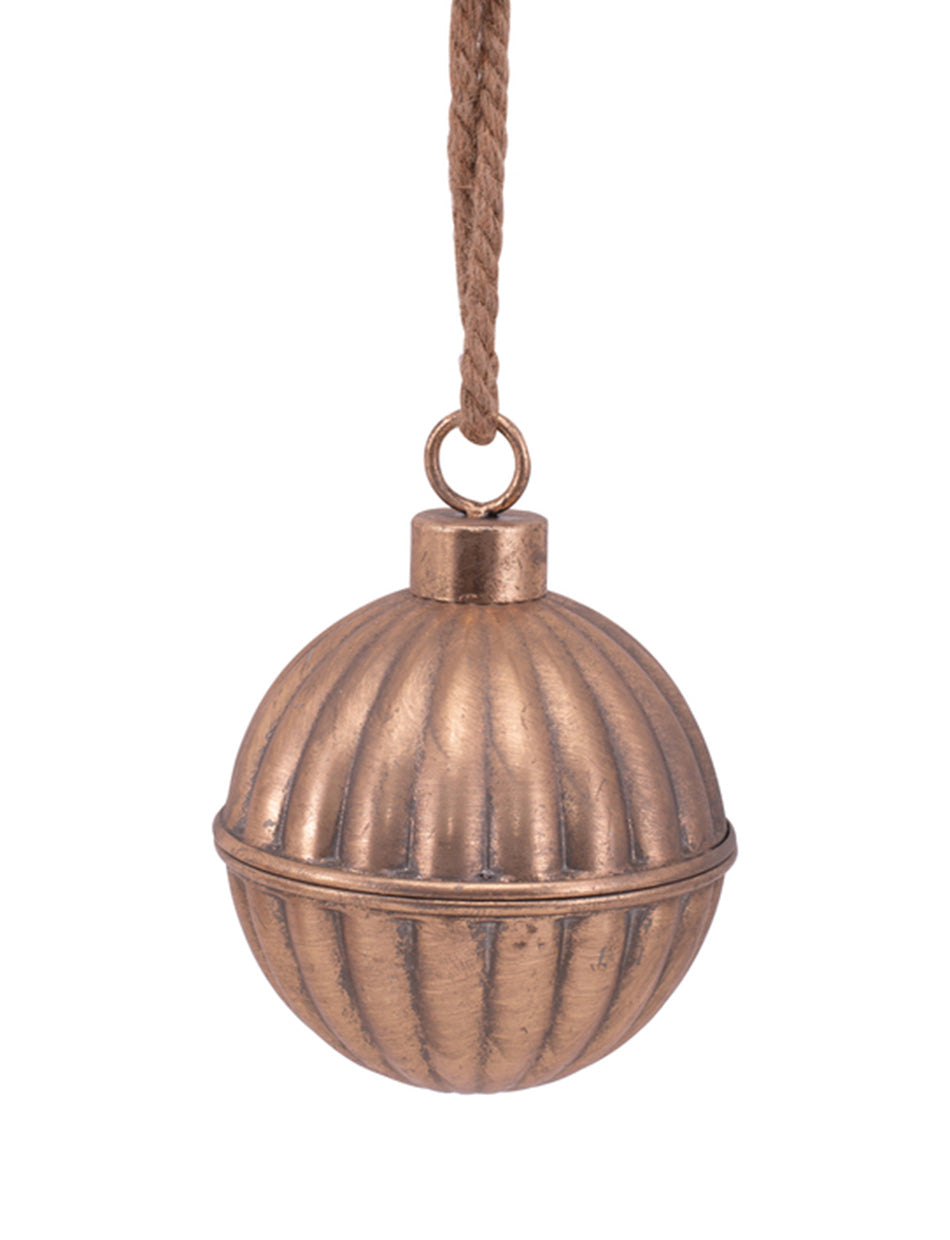 Rustic Gold Metal Bell 16cm