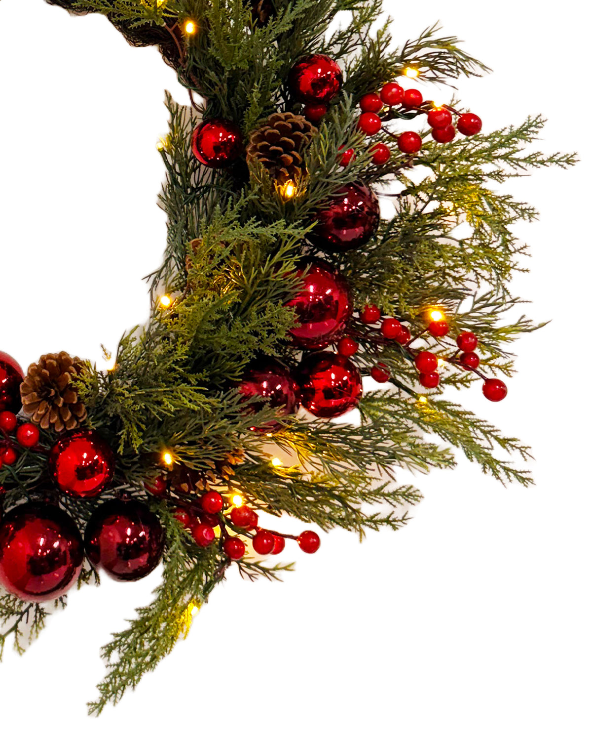 The Denver Christmas Wreath - 66cm / 28 Inch