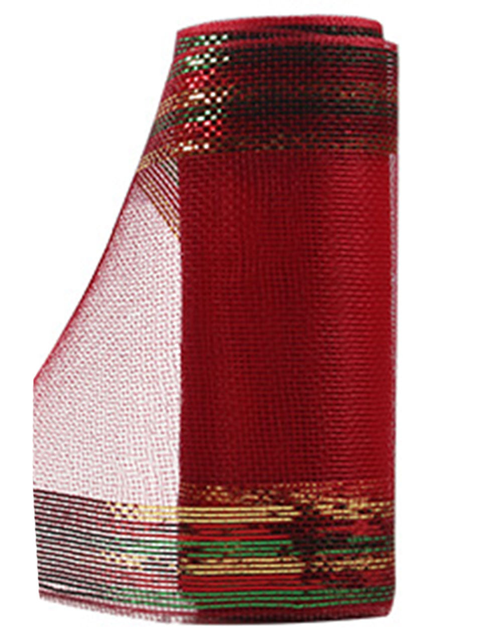 Red Mesh Ribbon