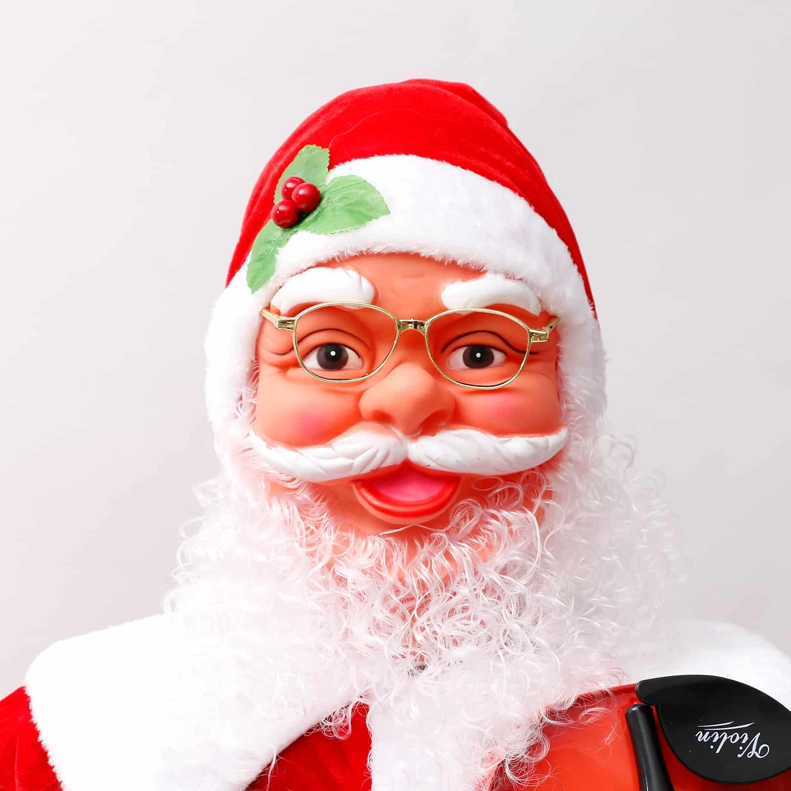 130cm Santa Claus Reading Gift List by Christmas Tree Skirt - 1