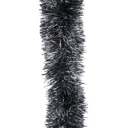 10m  GUN METAL GREY  Christmas Tinsel  -  100mm wide