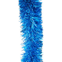 10m  SKY BLUE  Christmas Tinsel  -  100mm wide