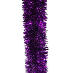 10m   PURPLE   Christmas Tinsel   -  100mm wide