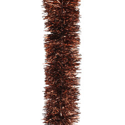 5m  BROWN  Christmas Tinsel   -  75mm wide