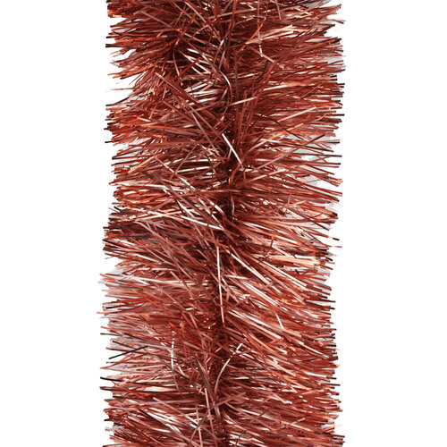 10m ROSE GOLD Christmas Tinsel 100mm wide