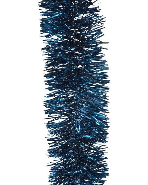 25m NAVY BLUE Christmas Tinsel 75mm wide