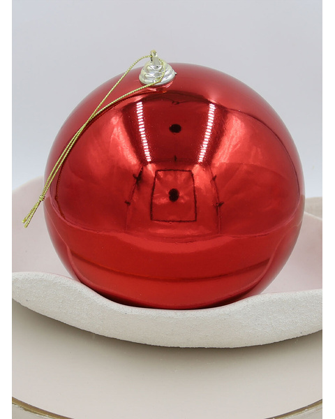 Red 300mm Christmas Bauble Gloss