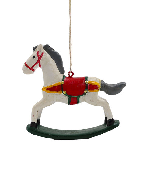 Rocking Horse Hanging Decoration 8.5cm