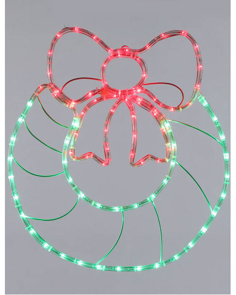 LED Christmas Motif Wreath 