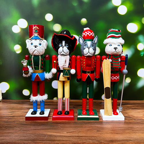 Cats & Dogs Set of 4 Nutcrackers 38cm