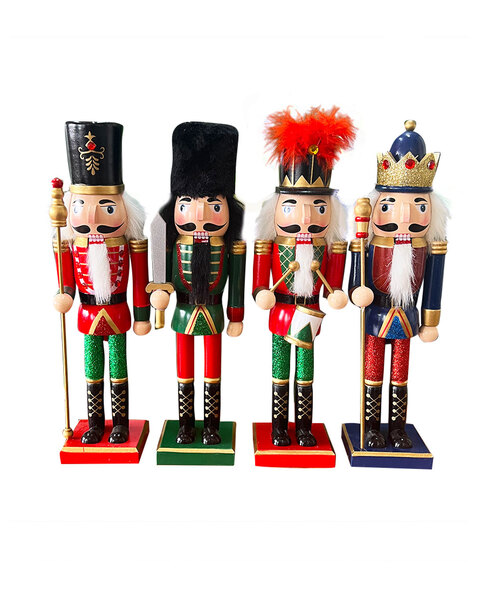 The Irish Guards Set of 4 Nutcrackers 36cm