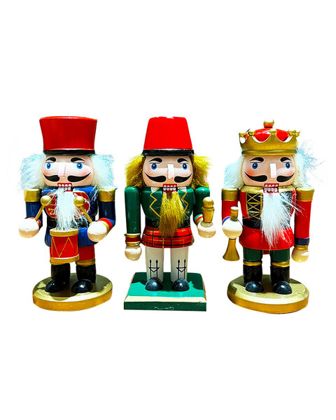 The German Guards Set of 3 Nutcrackers 17cm