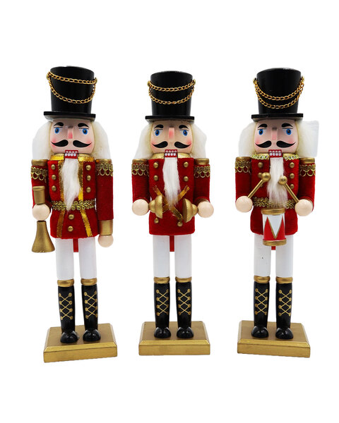 The Queens Band Set of 3 Nutcrackers 38cm