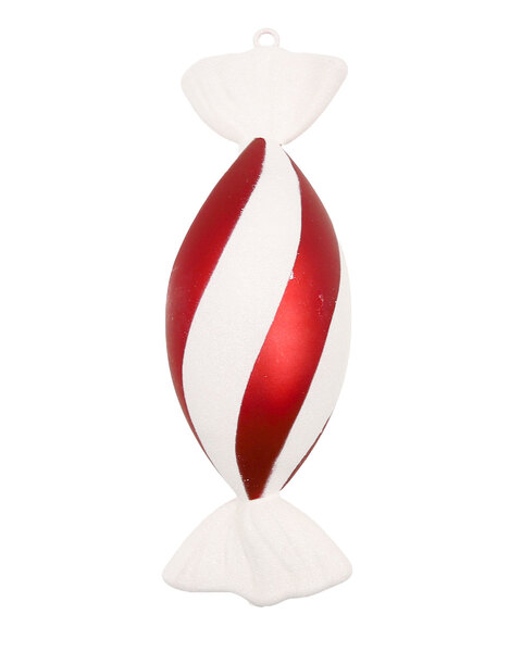 Christmas Tree Ornaments Lolly Red and White 32cm