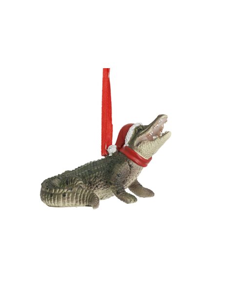 Christmas Crocodile Hanging Decoration