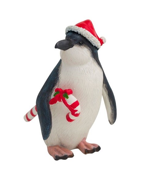 Christmas Penguin 15cm with Candy Kane