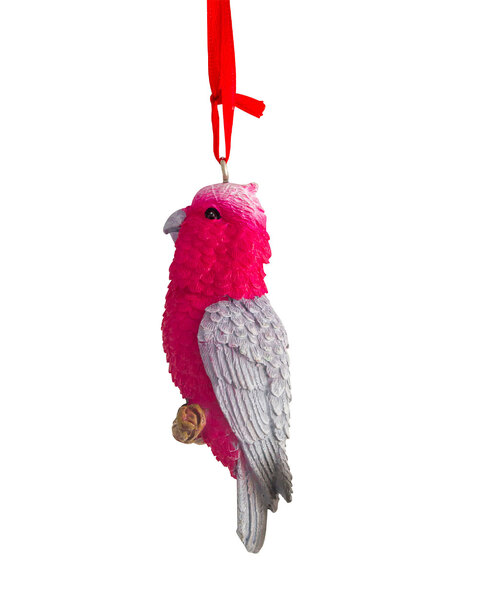 Australian Christmas Tree Decoration 8cm Galah