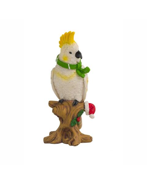 Aussie Figurine Christmas Cockatoo 14cm