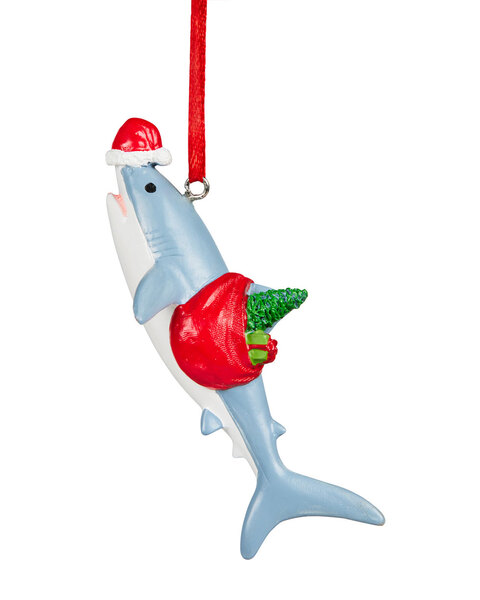 Australian Christmas Tree Decoration 10cm Shark