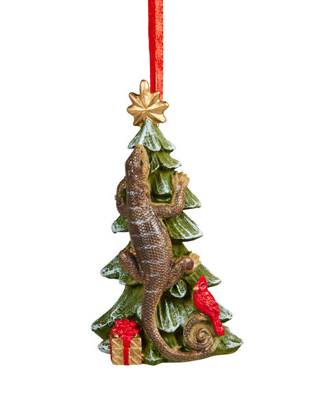 Australian Christmas Tree Decoration 8cm Goanna