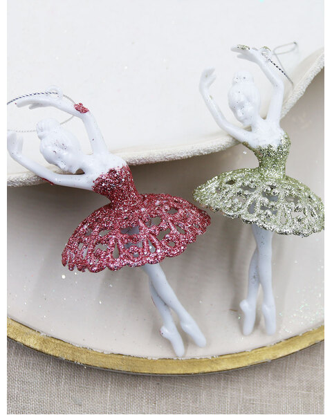 10cm Ballerinas Decoration 12 Pack