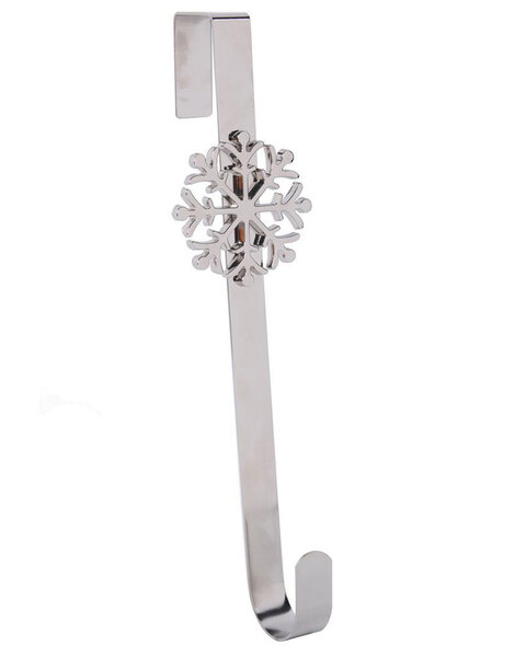 Snowflake Over-Door Christmas Wreath Holder