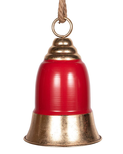 Red & Gold Metal Bell