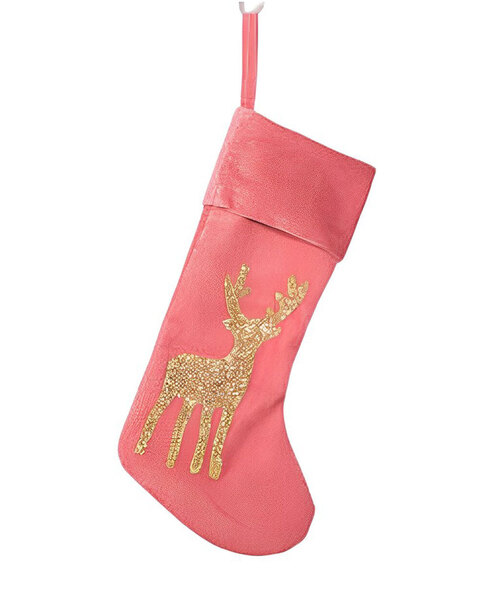 Blush Pink Christmas Stocking