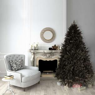 Black Christmas Trees