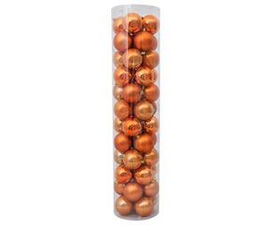 Toffee Coloured Christmas Baubles