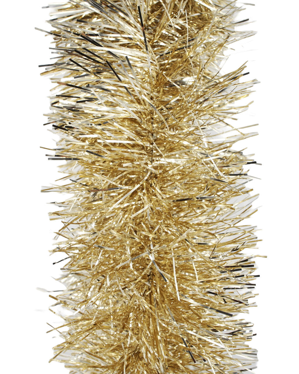 100m CHAMPAGNE GOLD Christmas Tinsel 150mm wide