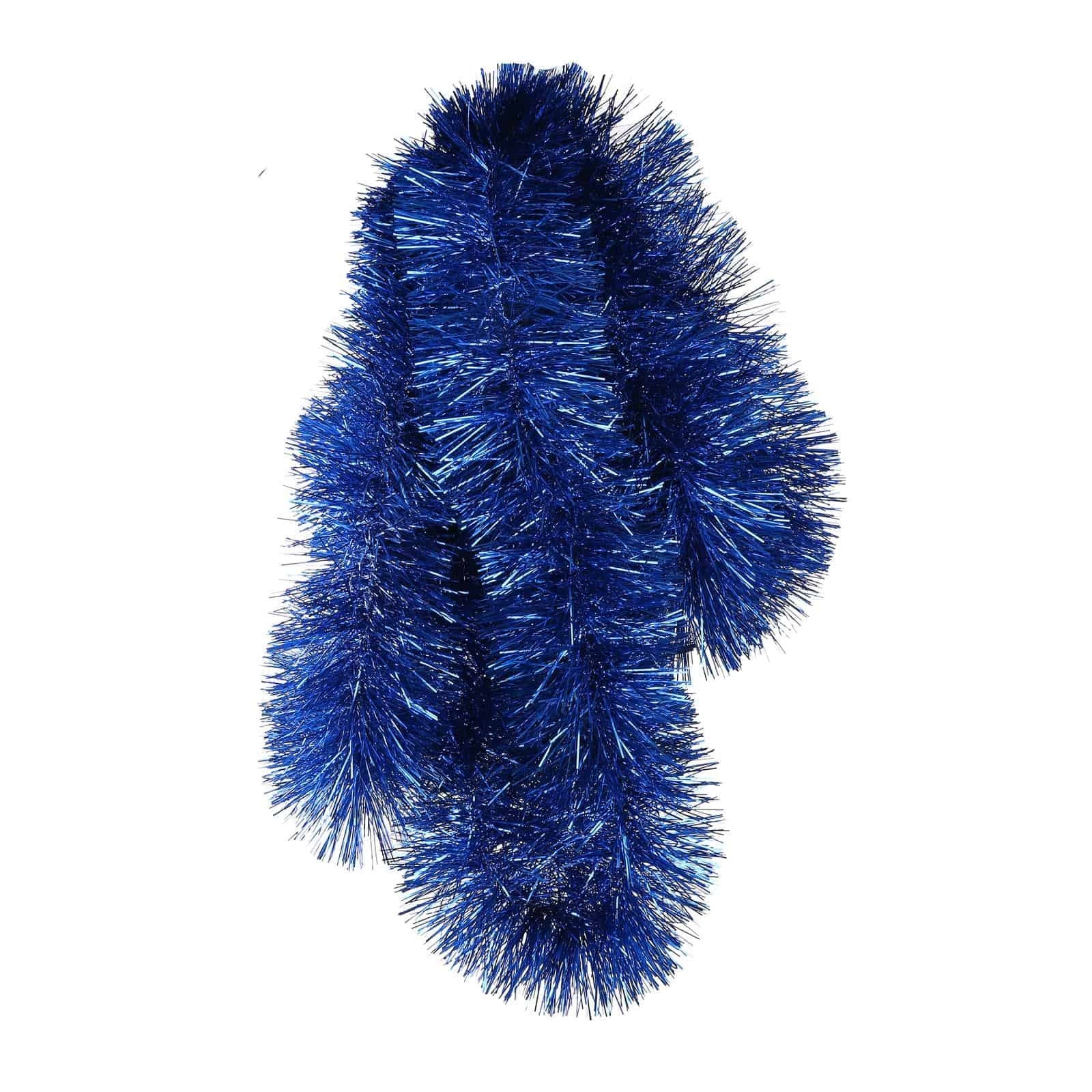 100m ROYAL BLUE Christmas Tinsel 100mm wide