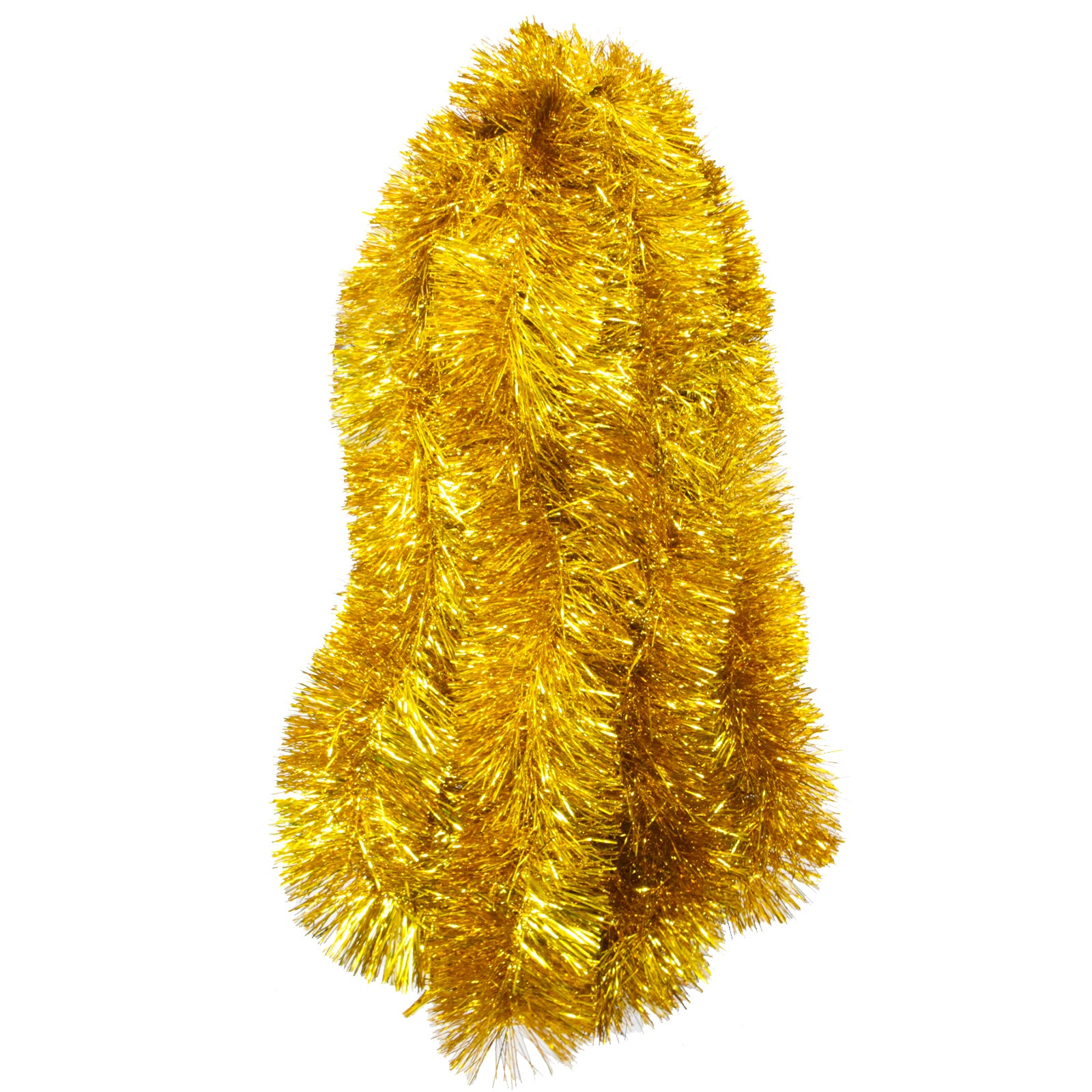 100m GOLD Christmas Tinsel 100mm  wide