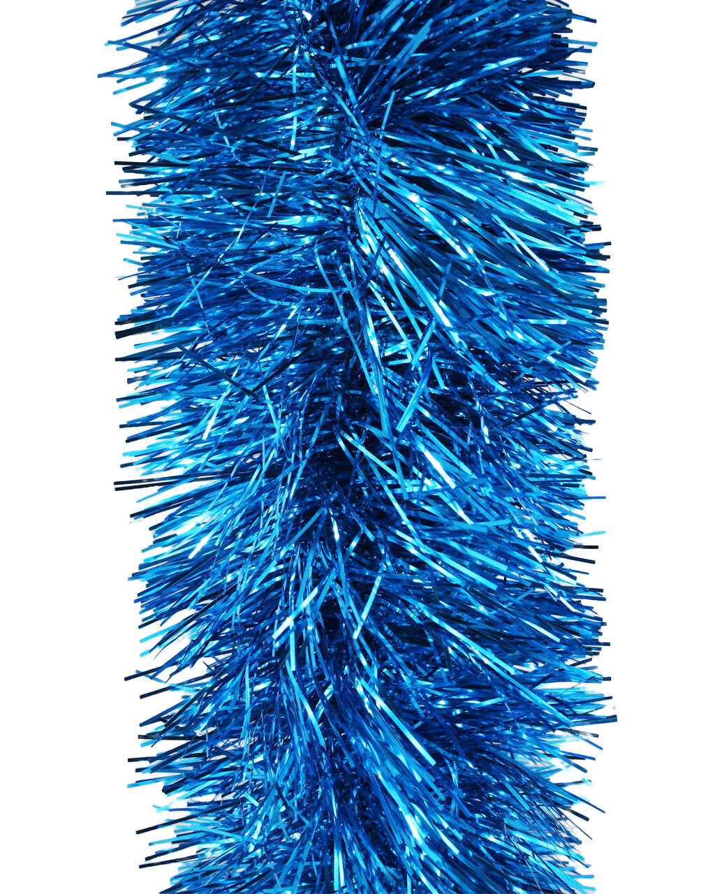 10m SKY BLUE Christmas Tinsel 150mm wide