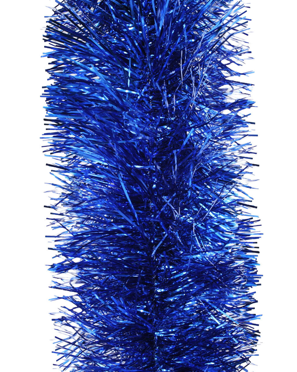 10m MID BLUE Christmas Tinsel 150mm wide