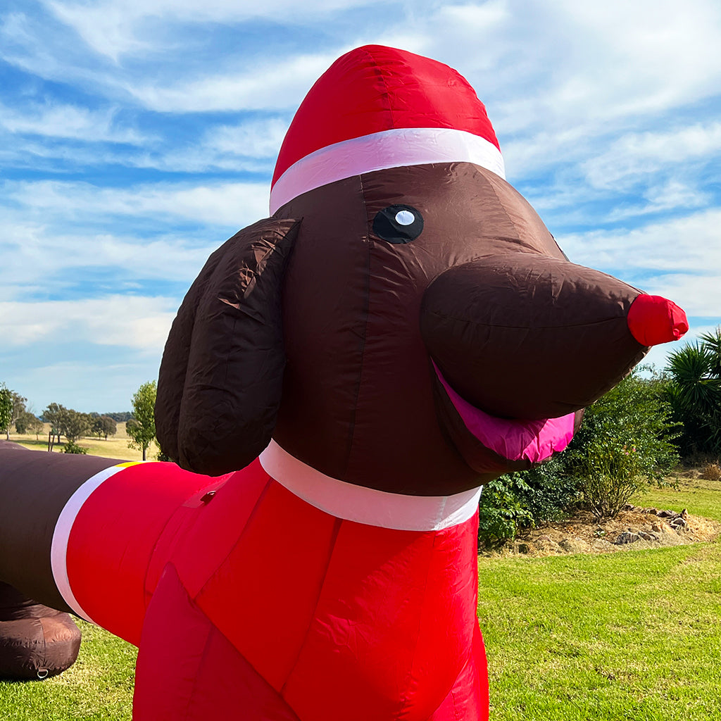 10m Long Sausage Dog Inflatable 33ft
