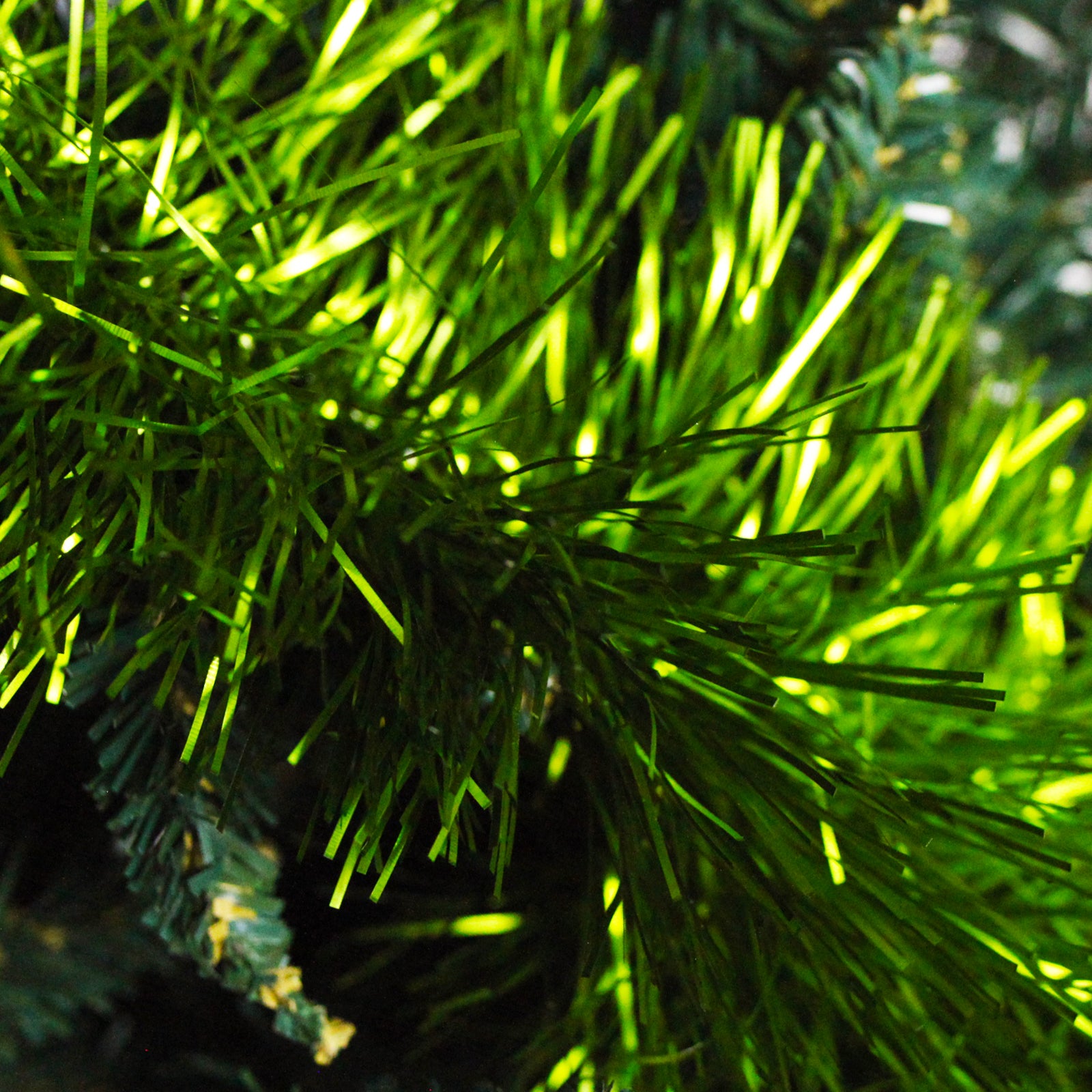 2.5m APPLE GREEN Christmas Tinsel 75mm wide