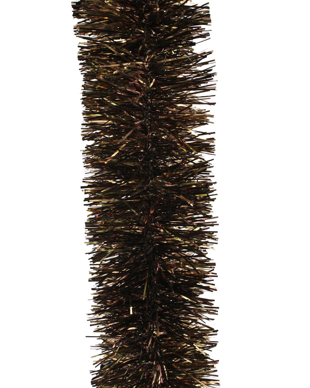 2.5M BROWN Christmas Tinsel 100mm wide