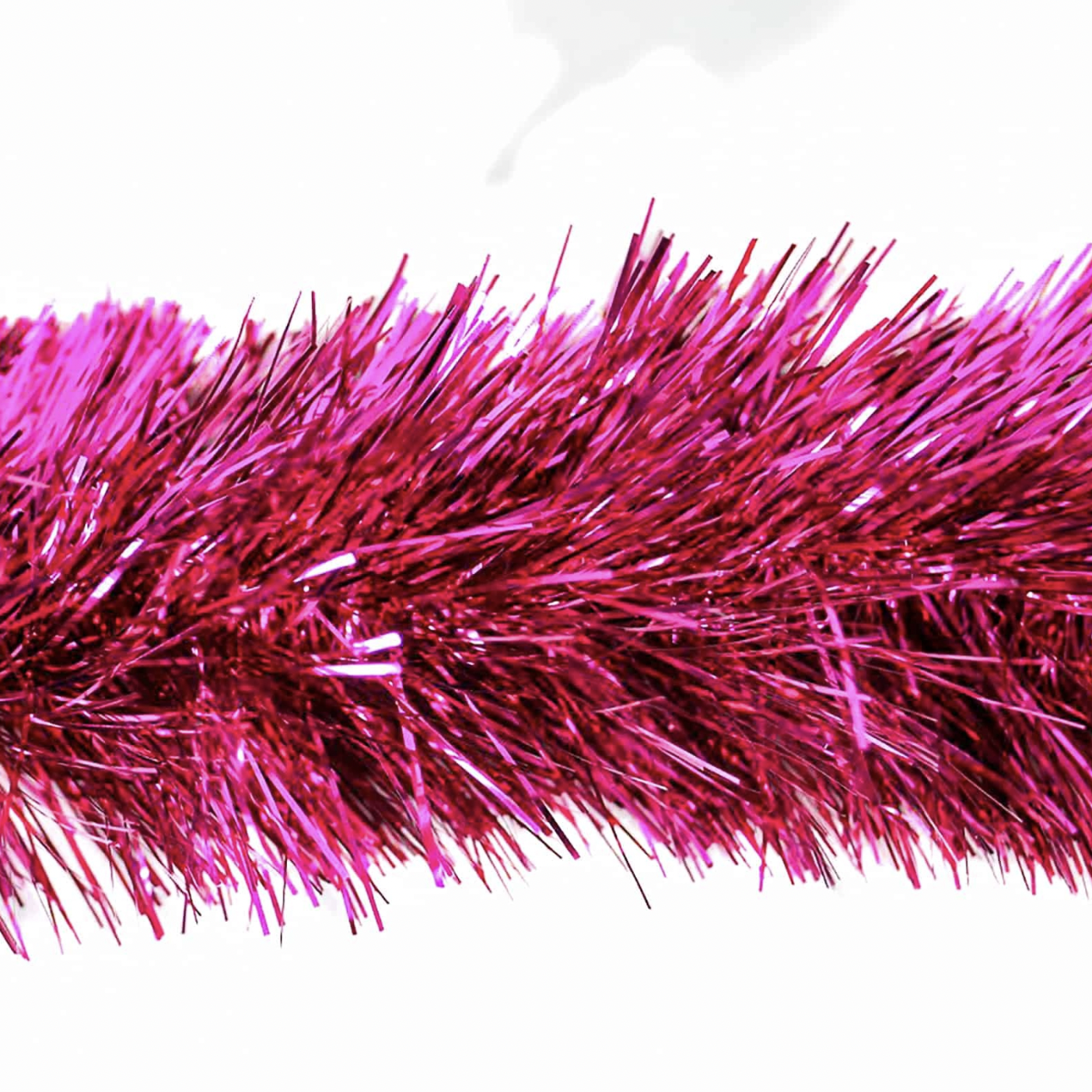 2.5m HOT PINK Christmas Tinsel 100mm wide