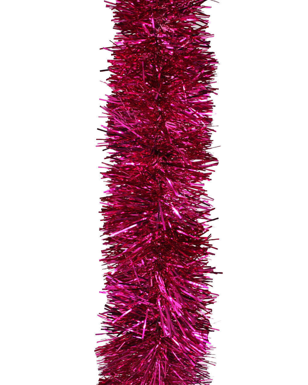 2.5m HOT PINK Christmas Tinsel 75mm wide