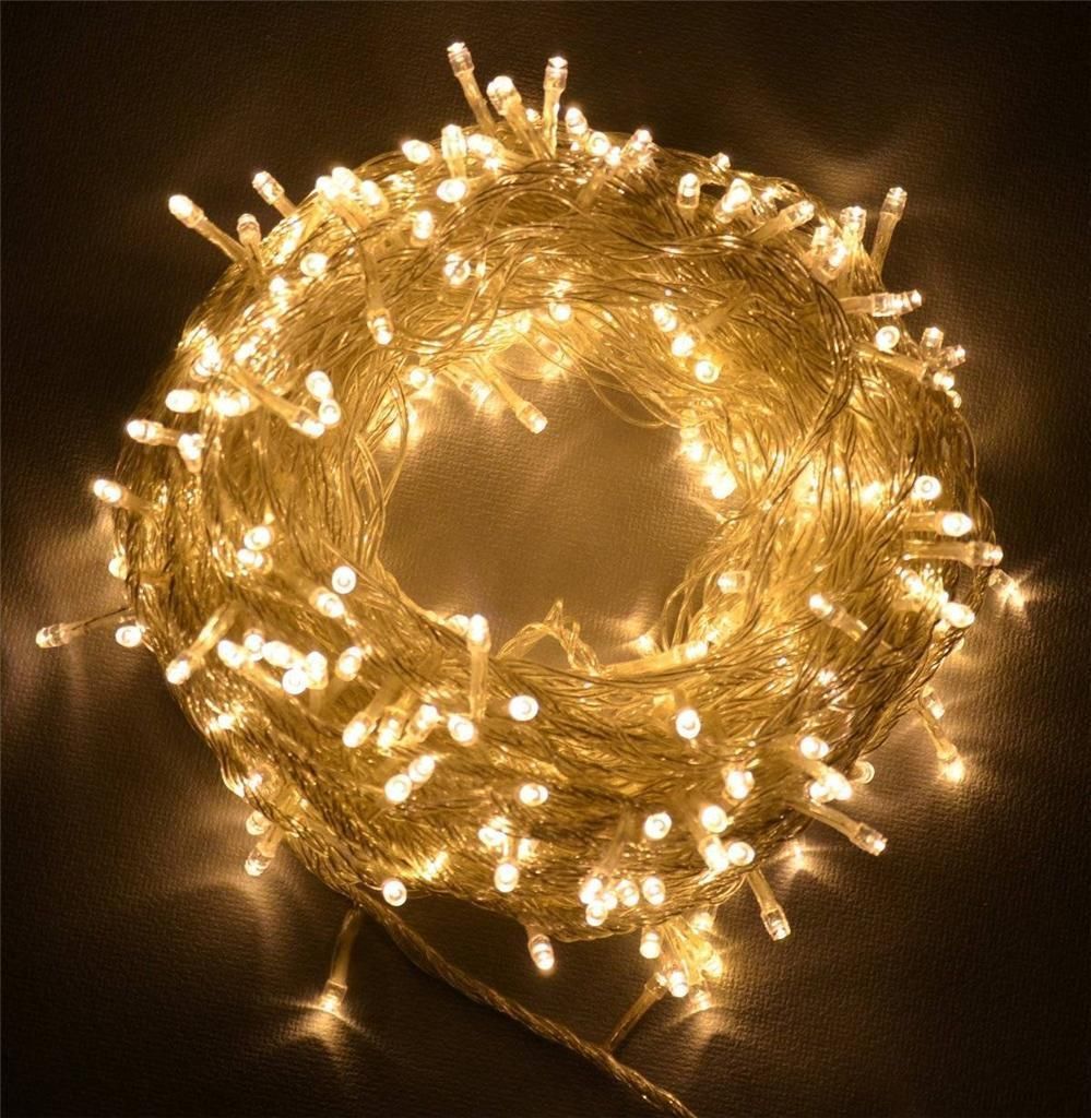 WARM WHITE 20m 200 Led Christmas Tree Fairy Lights