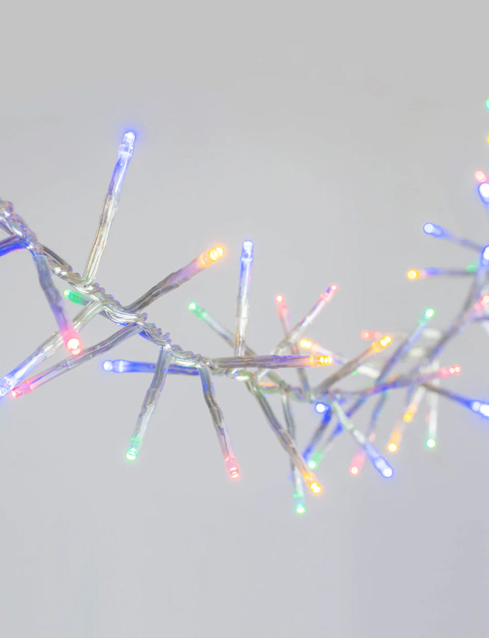 2000 LED Connectable Cluster String Light Multicolour