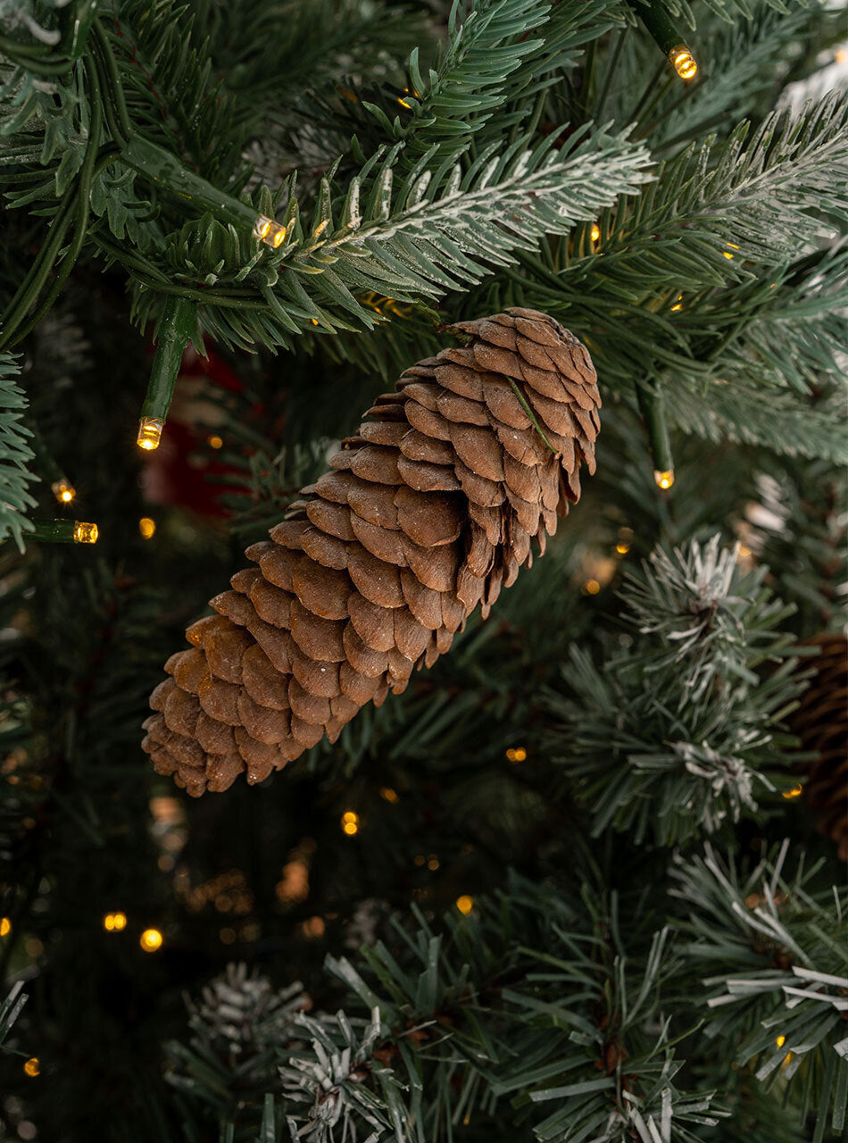 Birmingham Frosted Fir 7.5ft/225cm Pre-Lit Christmas Tree