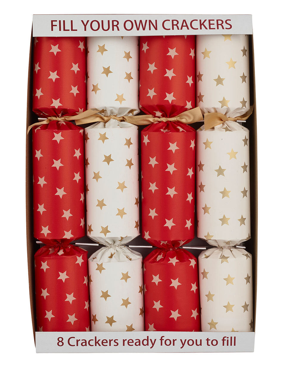 Red and Cream DIY Christmas Bon Bons