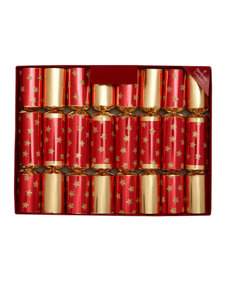 Red and Gold star Christmas Bon Bons
