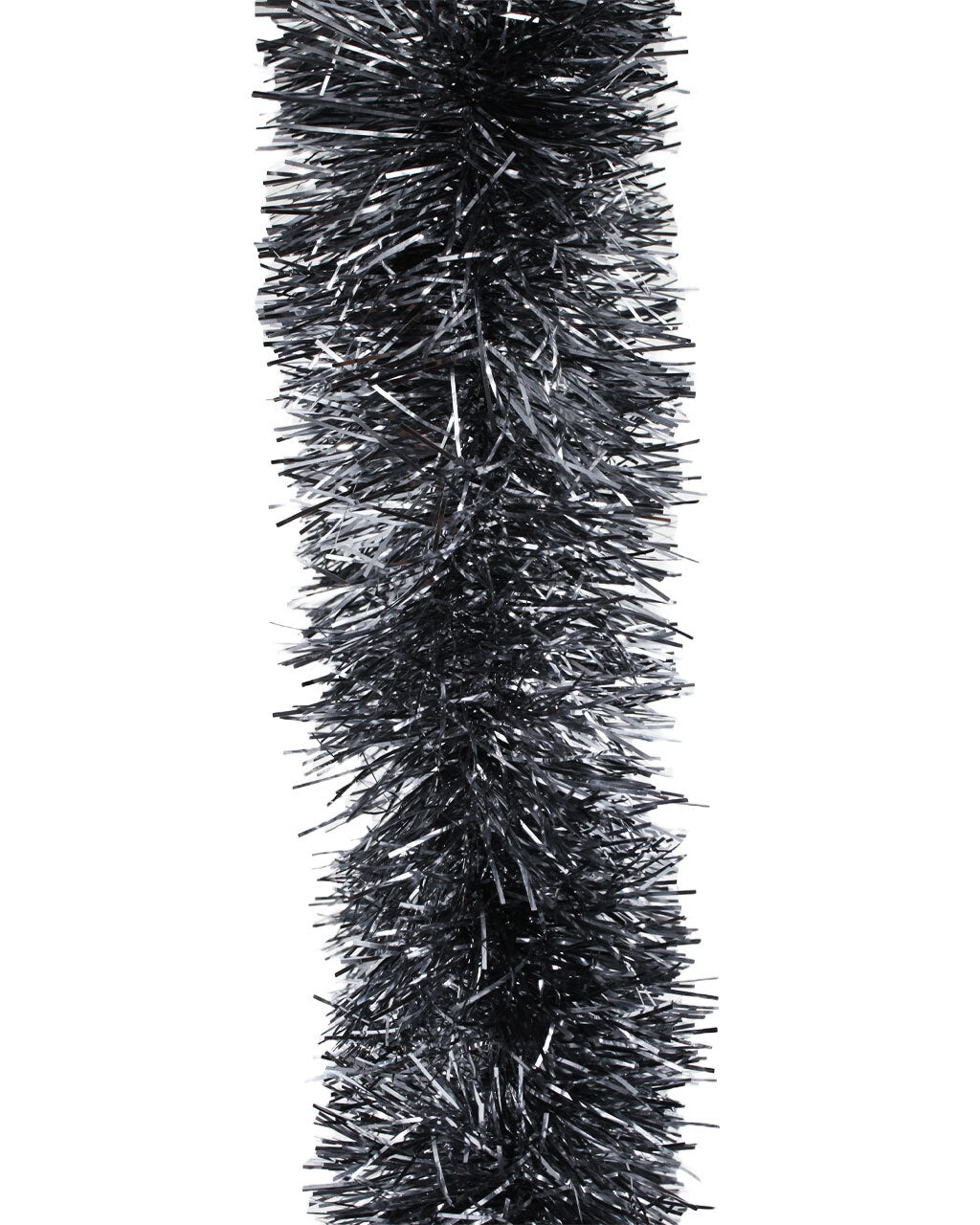 25m GREY Christmas Tinsel 100mm wide