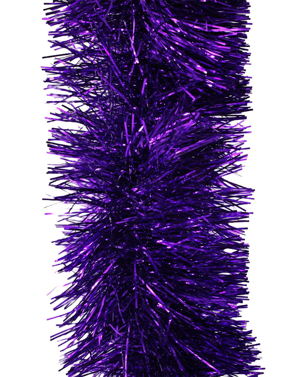 25m PURPLE Christmas Tinsel 150mm wide