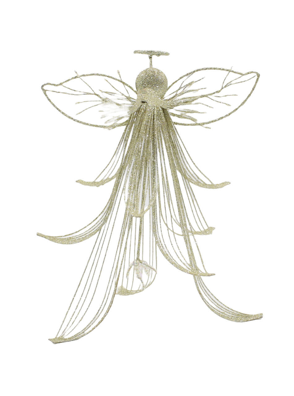 CHAMPAGNE Glitter Angel 200mm